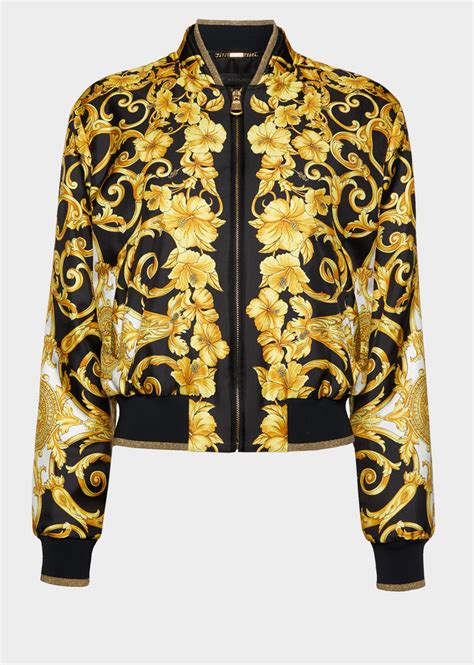 versace women cotton jackets|versace coats for women.